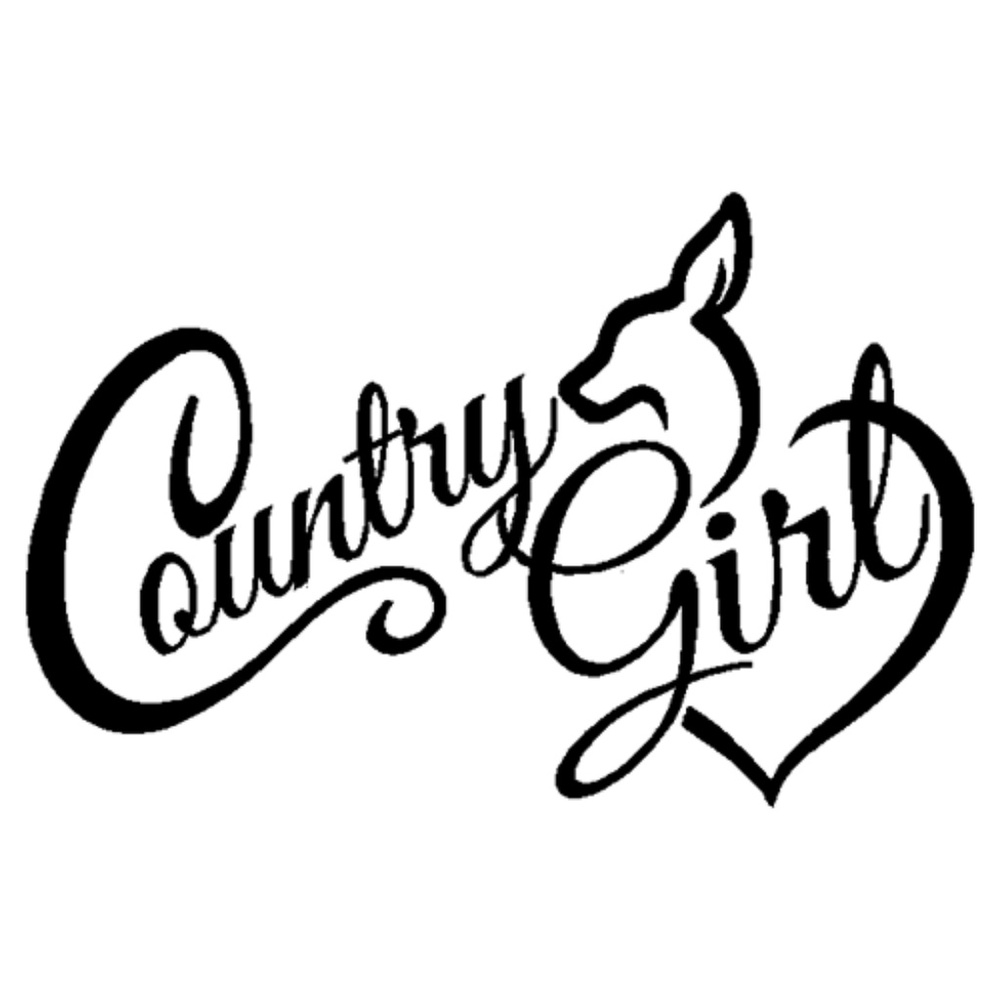 COUNTRY GIRL VINYL DECAL